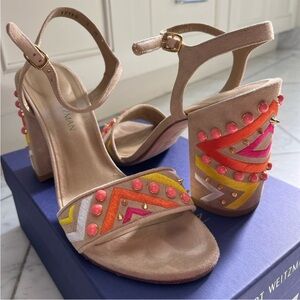 Fun, Embellished Stuart Weitzman Sandals